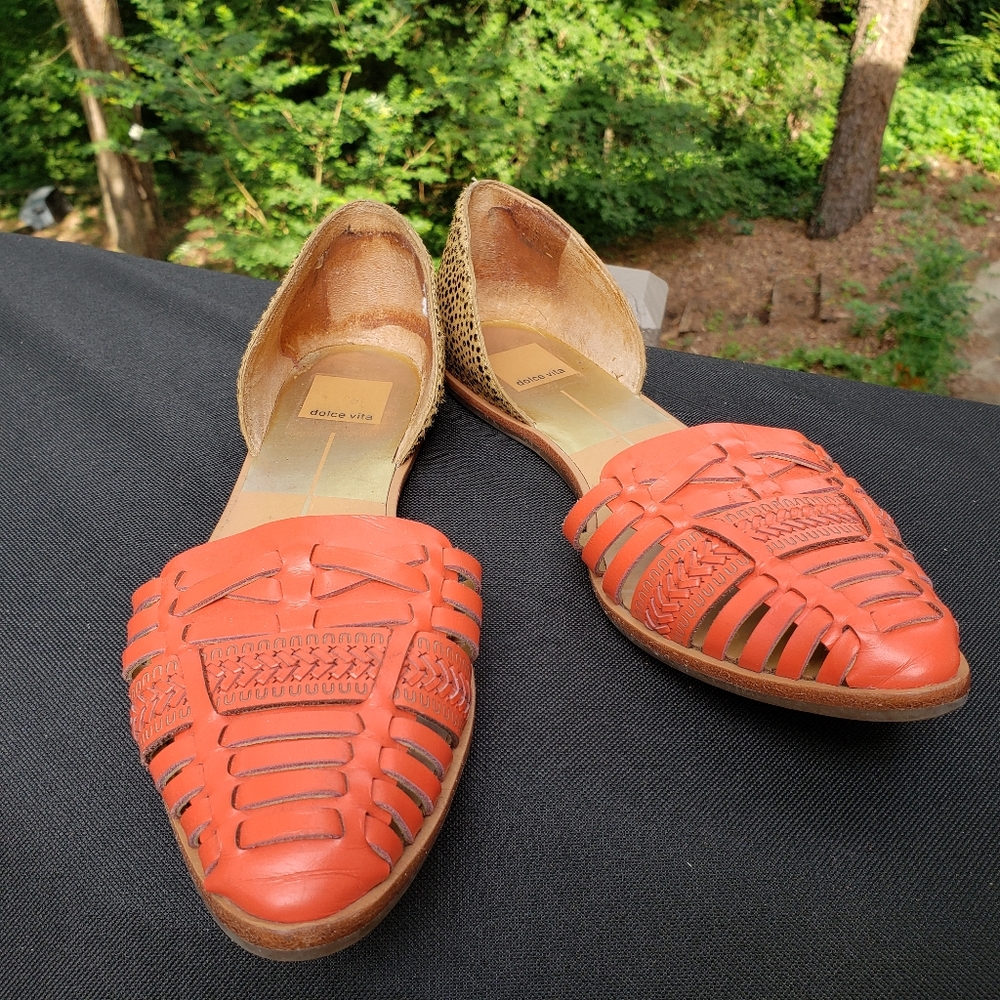 Dolce Vita woven closed back sandals 8.5
